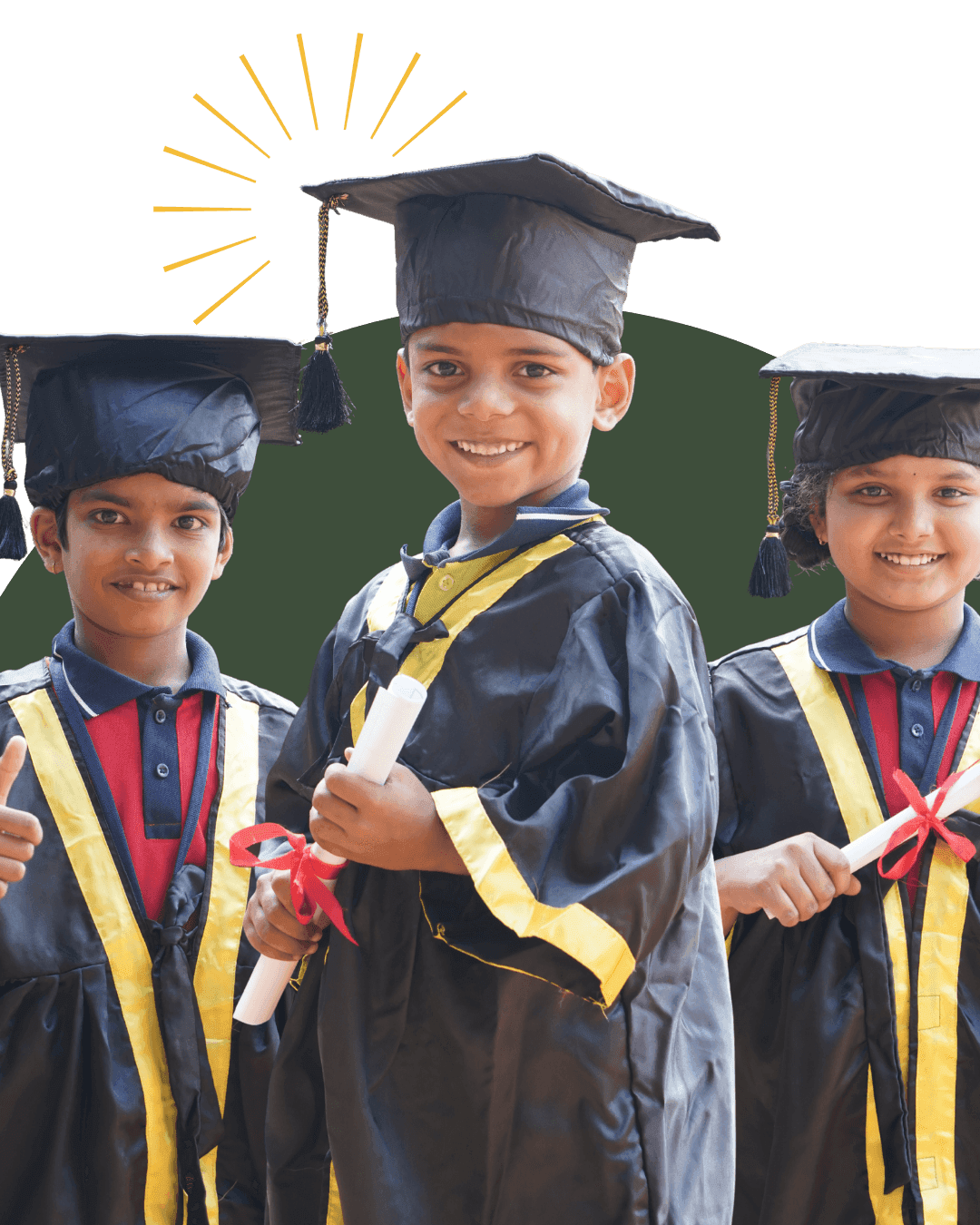 Happy students at Vagdevi Vidya Mandir school Visakhapatnam - Admissions Open