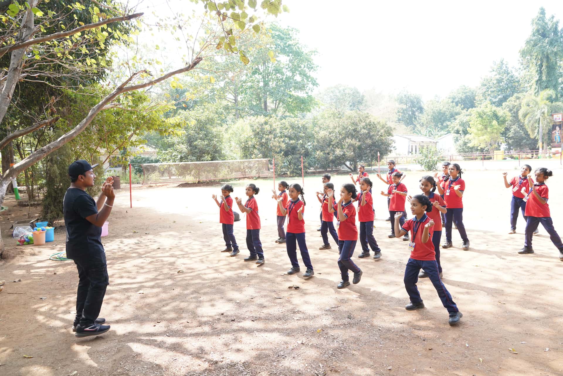 Dance performance by students at Vagdevi Vidya Mandir Visakhapatnam