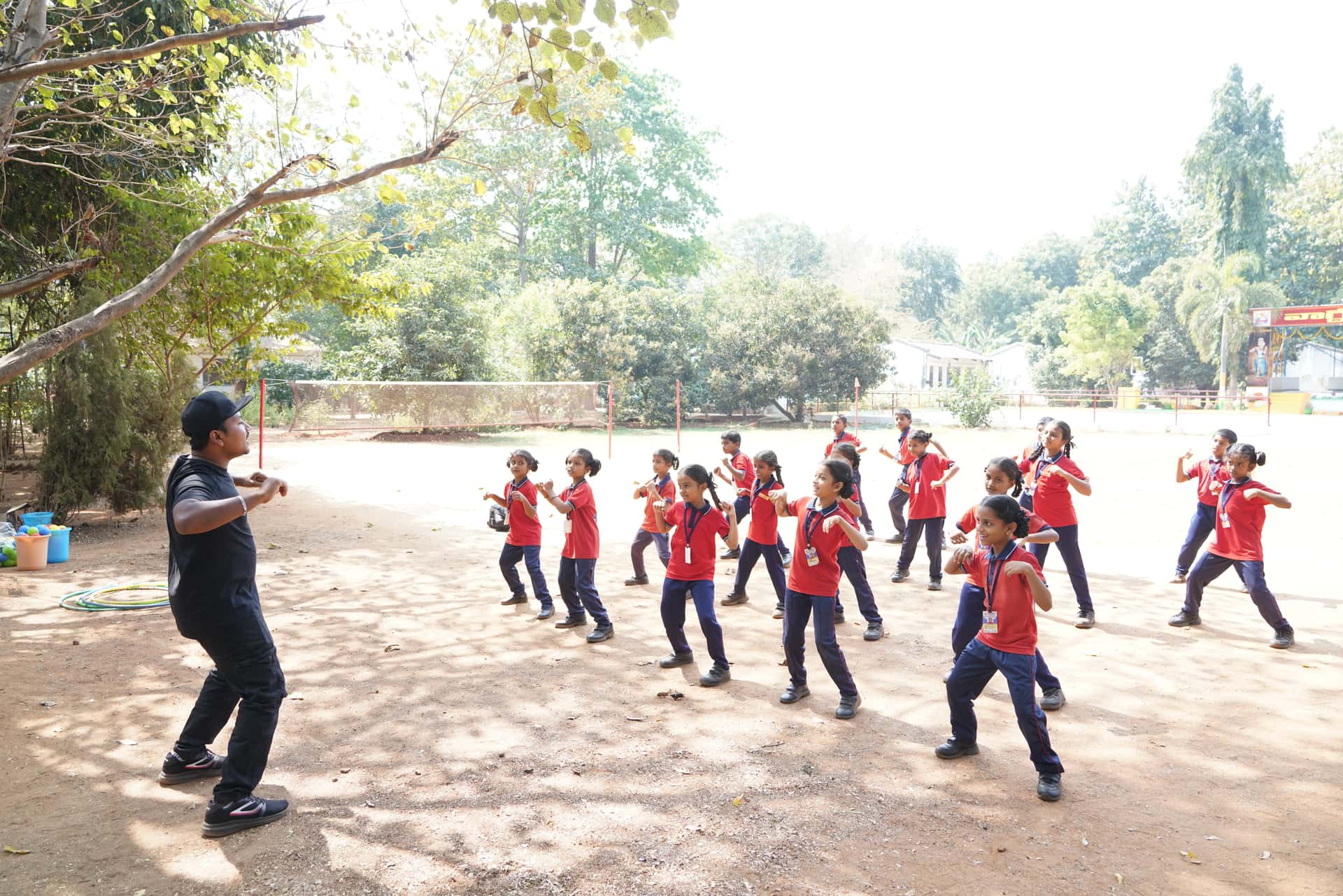 Classical dance training at VVM school Vizag