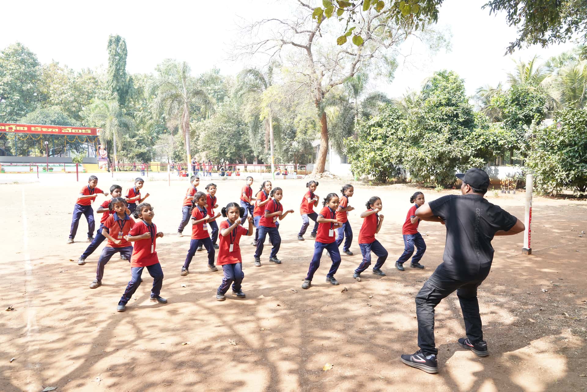 Dance program at VVM school Anandapuram